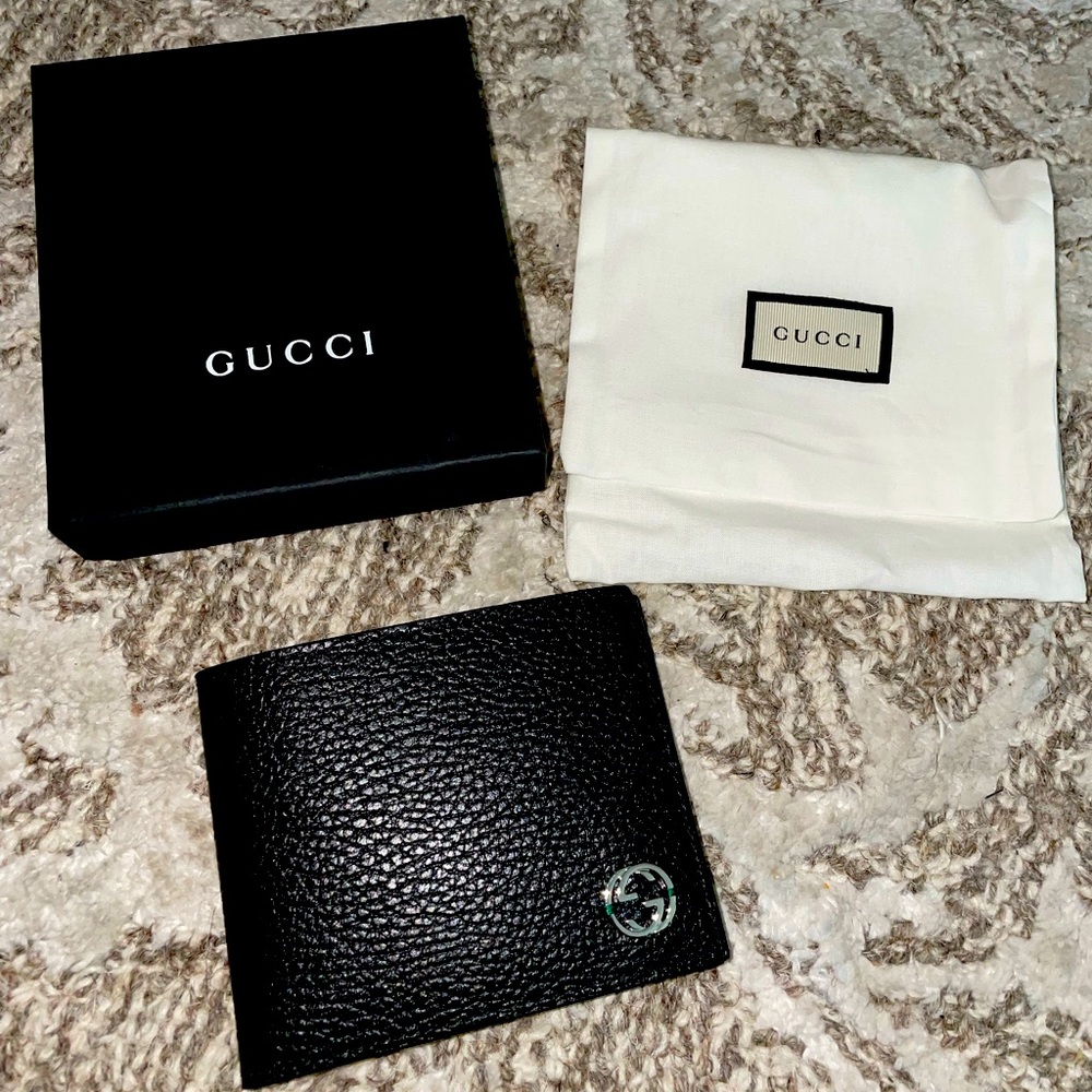 GG MARMONT LEATHER BI-FOLD WALLET